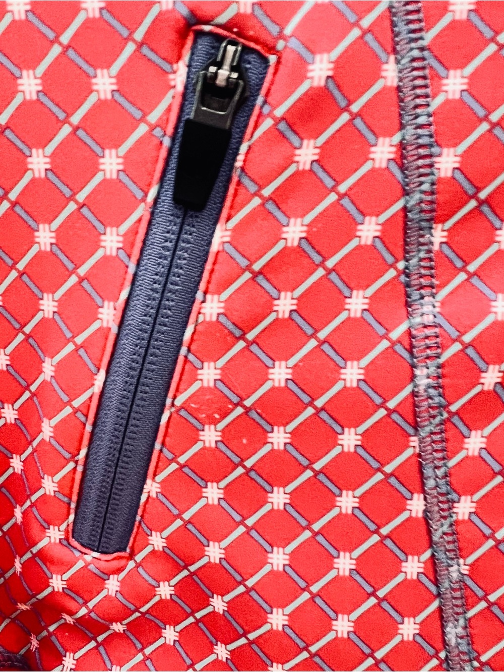 Pink Patterned Full-Zip Utility from Magnolia lane. Size L. Gently loved:)🥰 - Picture 7 of 11